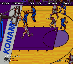 Double Dribble - The Playoff Edition (USA) In game screenshot